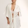 Sleepwear Kat The Label | Monroe Robe Ivory