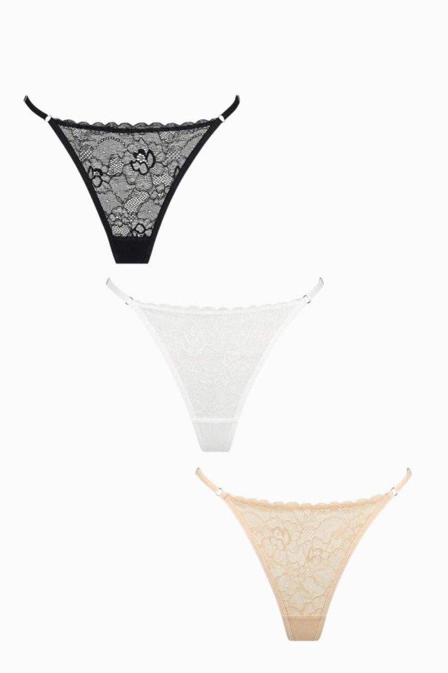 Lingerie Kat The Label Thongs | Rosie Thong Trio Mix