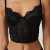 Lingerie Kat The Label Bustiers | Balmain Bustier Black