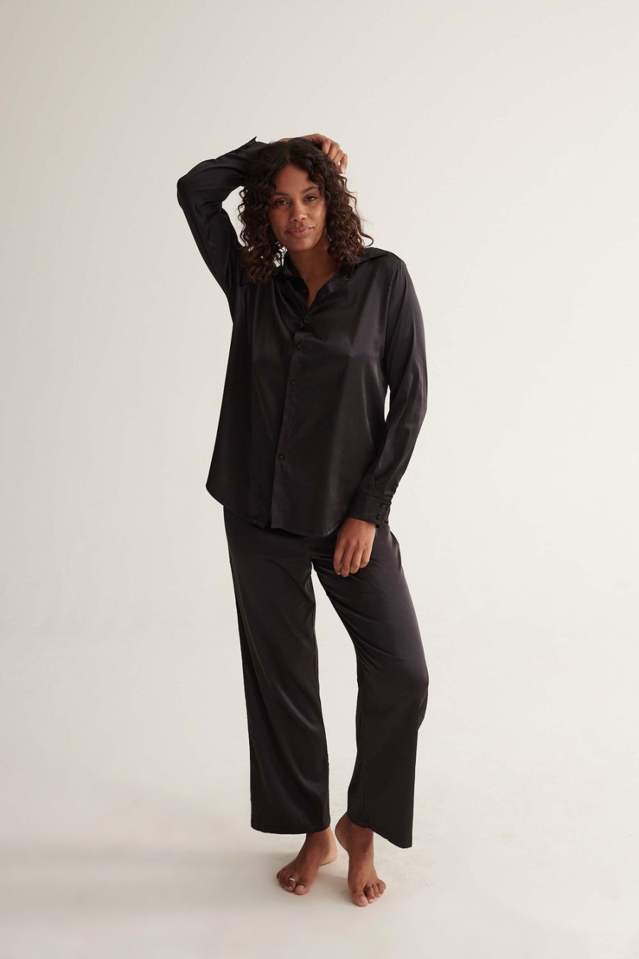 Sleepwear Kat The Label | Celine Pant Black