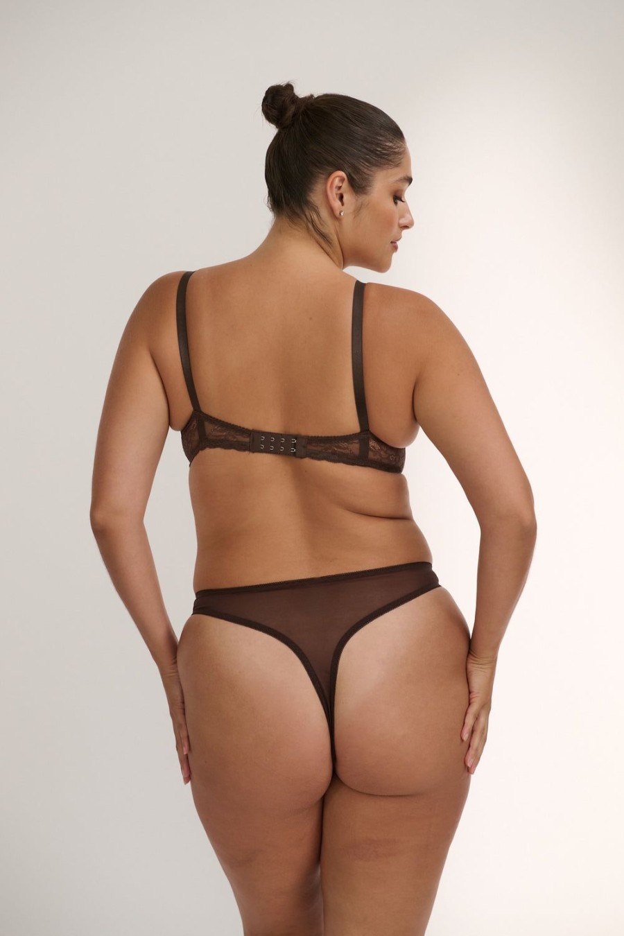 Lingerie Kat The Label Underwire Sets | Maverick High Waist Set Espresso