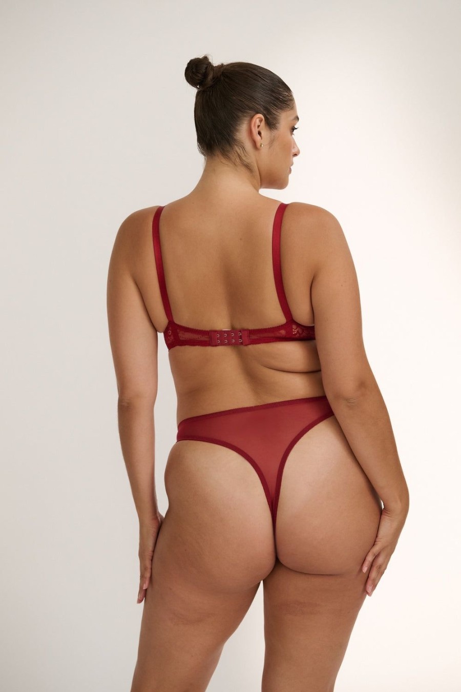 Lingerie Kat The Label Underwire Sets | Maverick High Waist Set Red