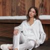 Sleepwear Kat The Label | Daphne Slippers Ivory