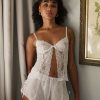 Sleepwear Kat The Label | Elle Set Ivory