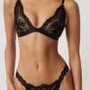 Lingerie Kat The Label Bralettes | Fleur Bralette Black