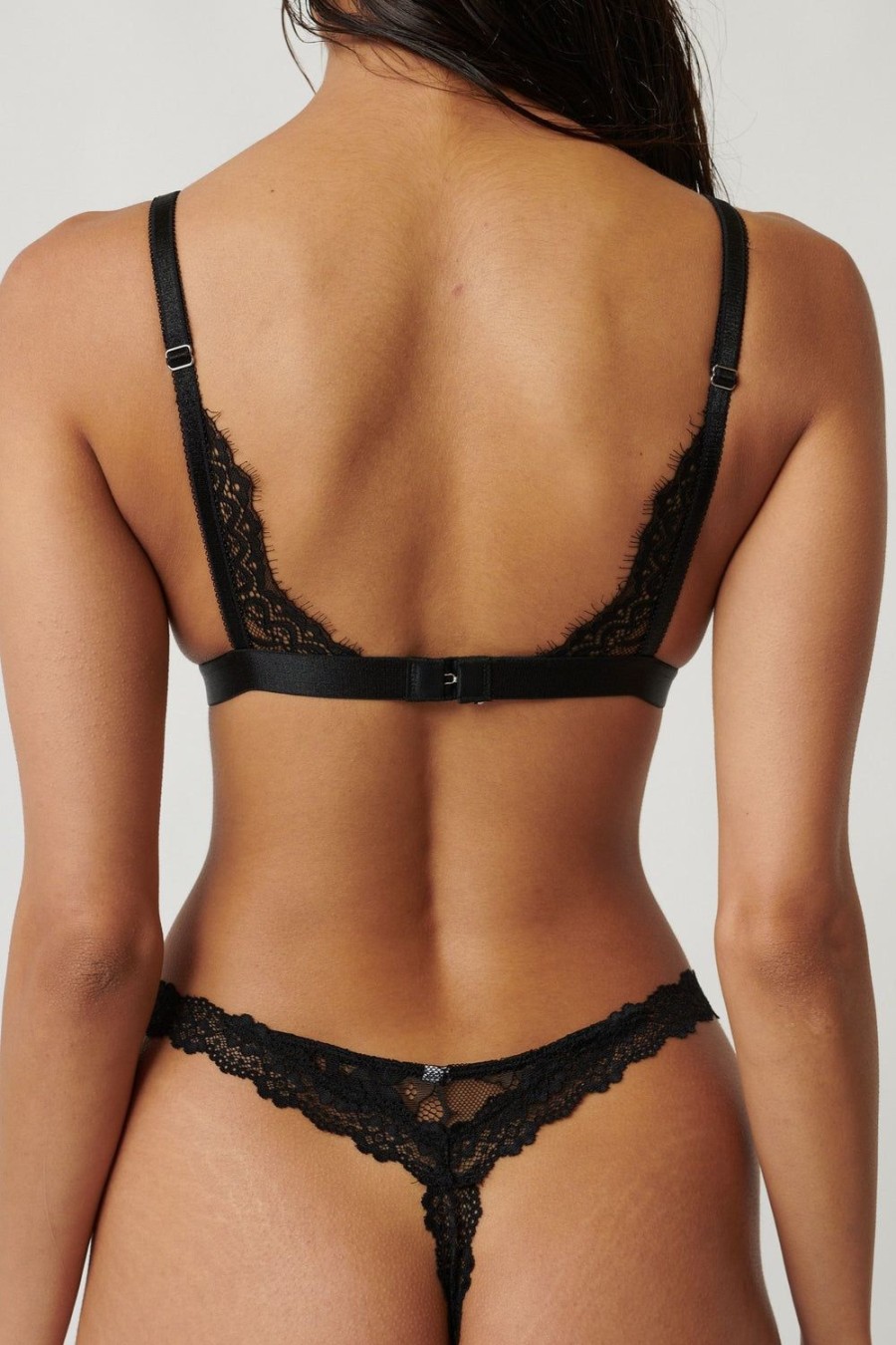 Lingerie Kat The Label Bralettes | Fleur Bralette Black