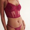 Lingerie Kat The Label Underwire Bras | Nicolette Bustier Red