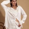 Sleepwear Kat The Label | Celine Short Set Ivory