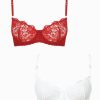 Lingerie Kat The Label Underwire Bras | Maverick Red White 2 Pack