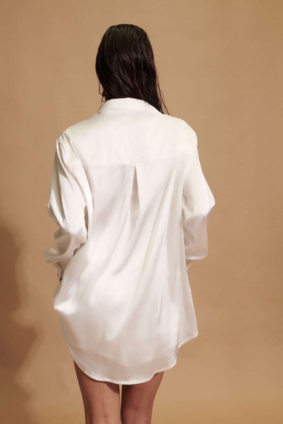 Sleepwear Kat The Label | Celine Shirt Ivory