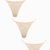 Lingerie Kat The Label Thongs | Rosie Thong Trio Fawn