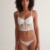 Lingerie Kat The Label Bustiers | Nicolette Bustier White