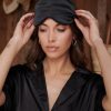 Sleepwear Kat The Label | Daphne Satin Sleep Mask Black