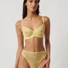 Lingerie Kat The Label Underwire Sets | Maverick High Waist Set Limoncello