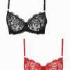 Lingerie Kat The Label Underwire Bras | Maverick Red Black 2 Pack