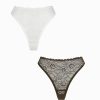 Lingerie Kat The Label High Waist | Maverick High Waist White Espresso 2 Pack