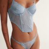 Lingerie Kat The Label Bustiers | Montclair Bustier Dusty Blue