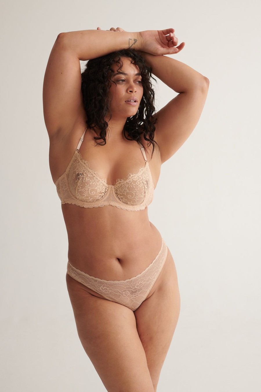 Lingerie Kat The Label Underwire Sets | Maverick Brief Set Fawn