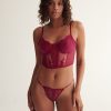 Lingerie Kat The Label Bustier Sets | Nicolette Bustier Set Red