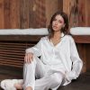 Sleepwear Kat The Label | Daphne Slippers Ivory